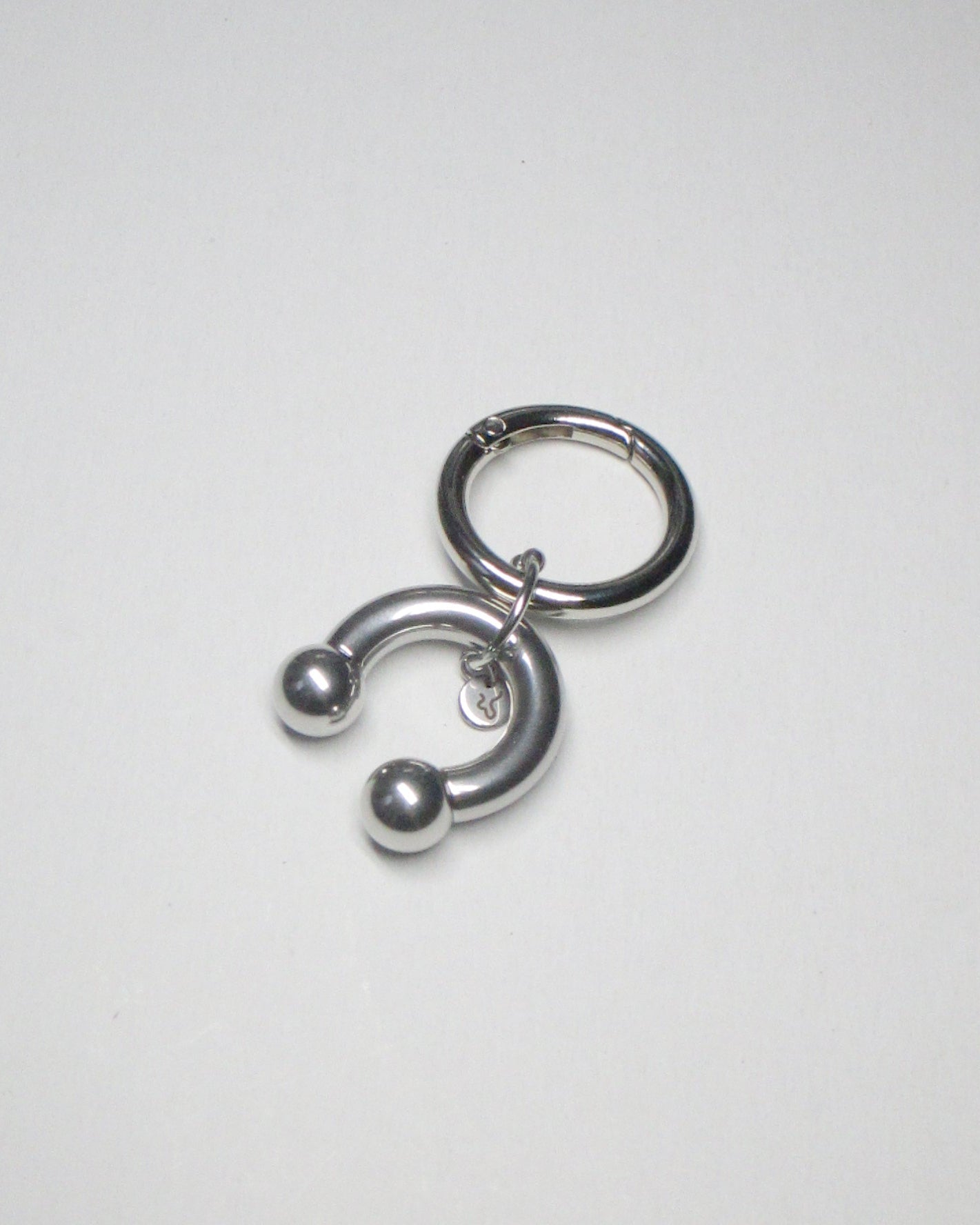 Full steel prince albert piercing style charm still portrait