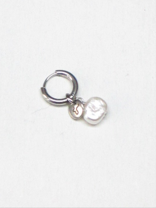 15- PEARLY SIMPLE MONO EARRING