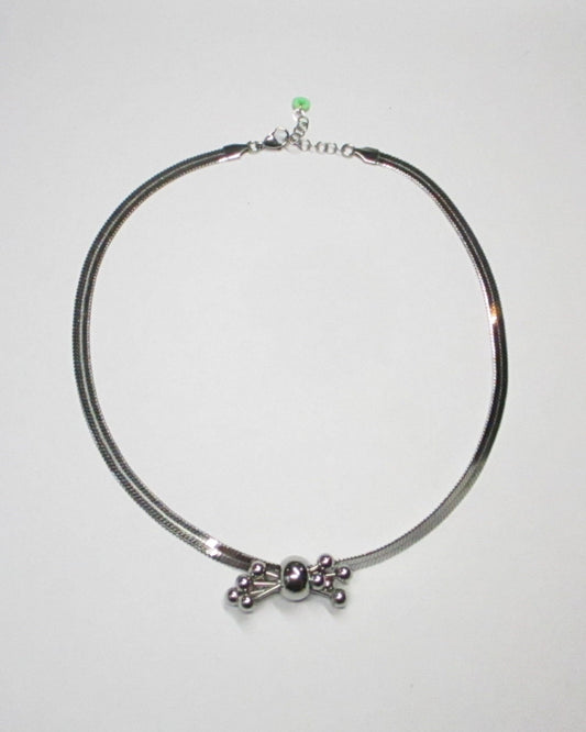 13-STELLAR BARBELL NECKLACE