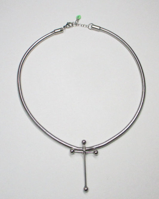 24-CRUX BARBELL NECKLACE