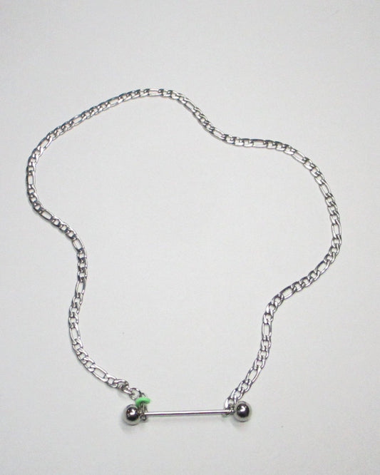 17-MAXI BARBELL NECKLACE