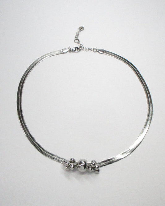 21-STELLAR BARBELL NECKLACE