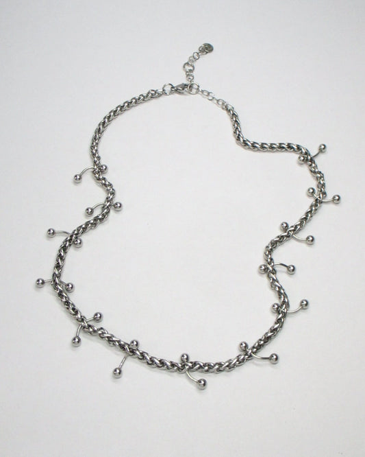 23-CATERPY BARBELLS NECKLACE
