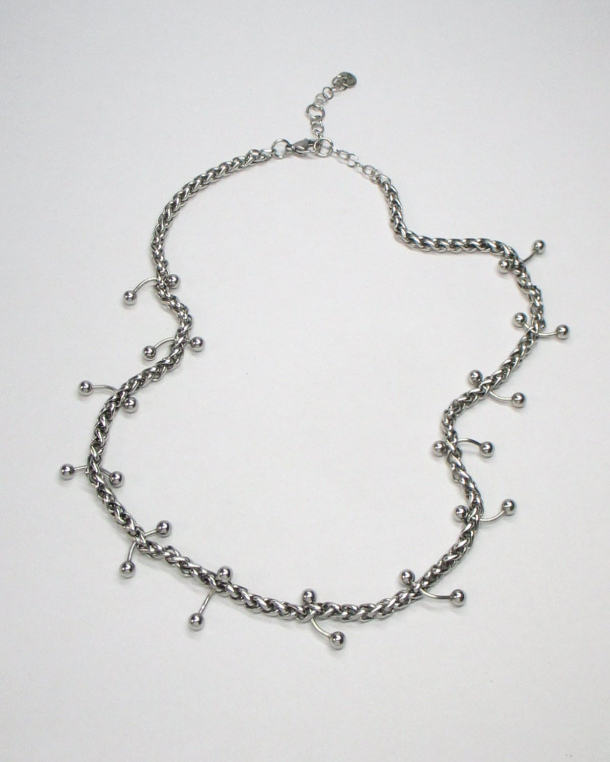 Mille barbells piercing necklace still fluid portrait