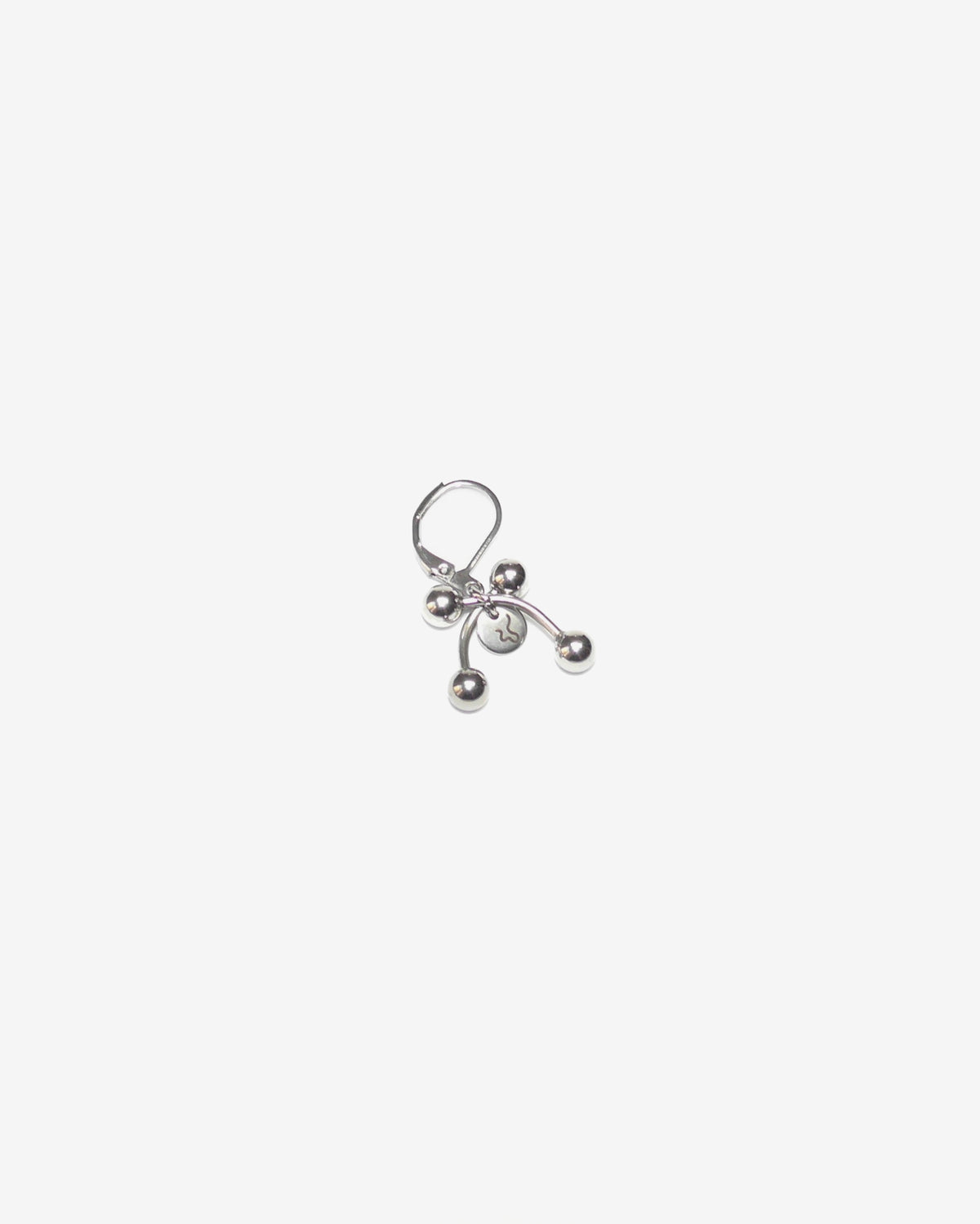 cherry piercing earring still